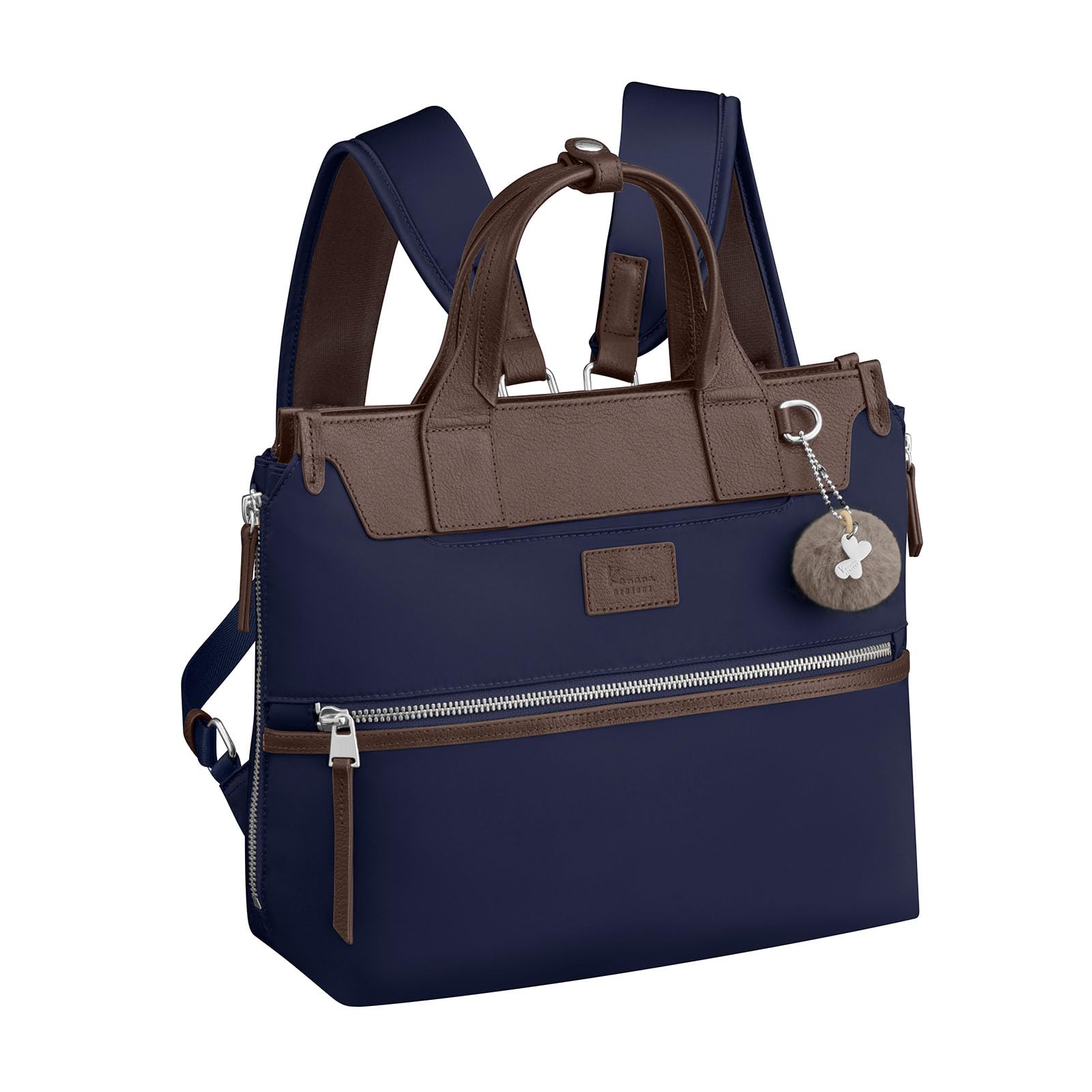 

Kanana Project 2-Way Backpack [PJ-14] [Ethical Bag Made with Recycled Materials] B5 Size Compatible, Expandable Capacity, with Easy Lock, Bottle