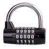Large 5-Digit Combination Padlock for Gym Locker, Toolbox, Door, and Storage Cabinet.