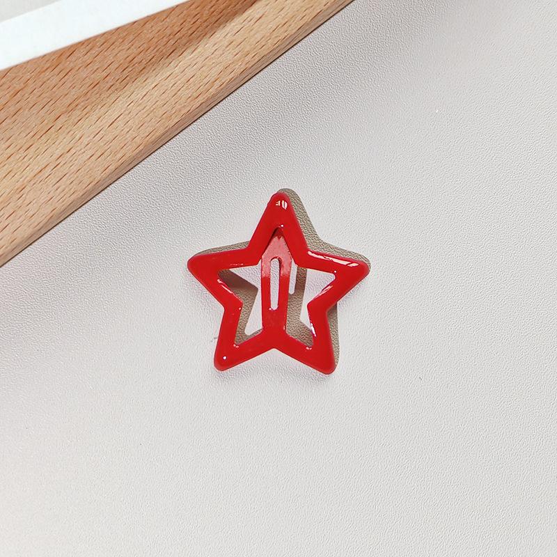 6/10pcs Y2k Mini Star Side BB Cute Hair Clip Korean Candy Colorful Dopamine Baby Headwear Girl Hair Pin Bangs Clip Kid Headwear