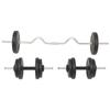 vidaXL Dumbbell and Barbell Set 30 Kg