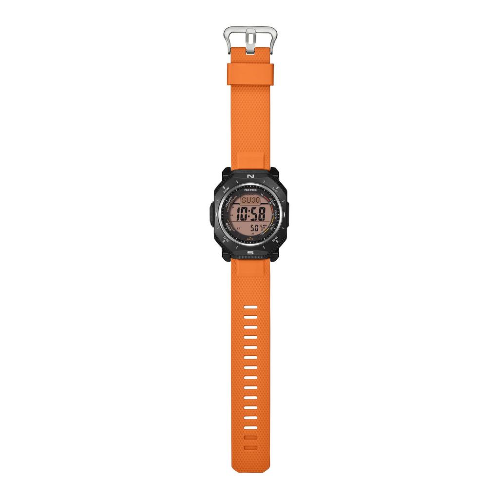 Casio Pro Trek Climber Line Tough Made with Environmentally Friendly Orange Men's Watch, Solar, Materials, PRG-69-4JF,