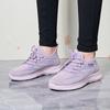 Special Spring And Summer Women'S Shoes Fashion Sports Light And Comfortable Soft Sole Elastic Fly-Woven Breathable Mesh Running Shoes