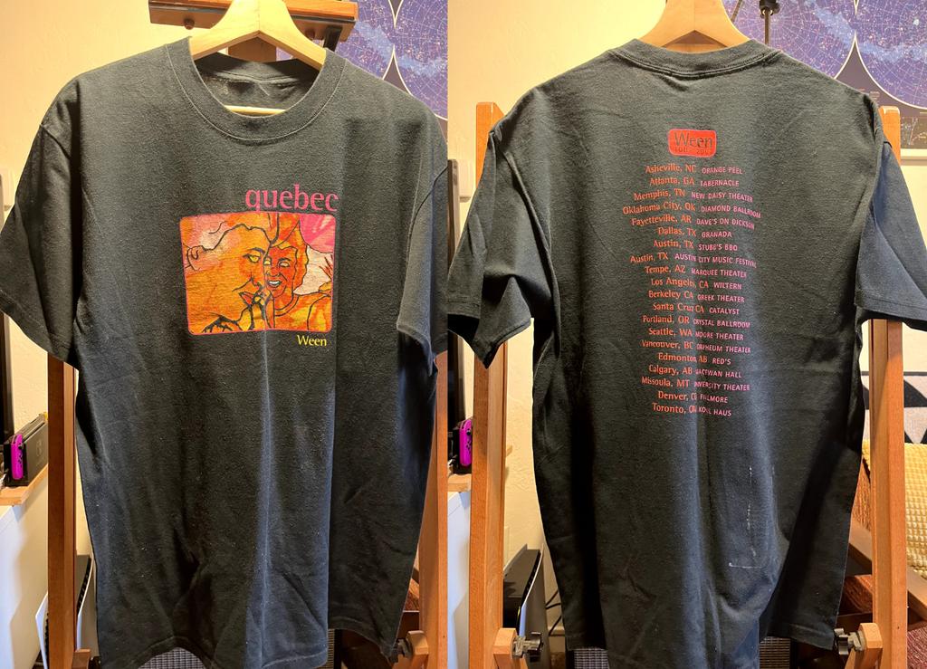WEEN 2003 Quebec Tour T-Shirt Baumwolle Vollgröße Unisex S-5XL BT1687