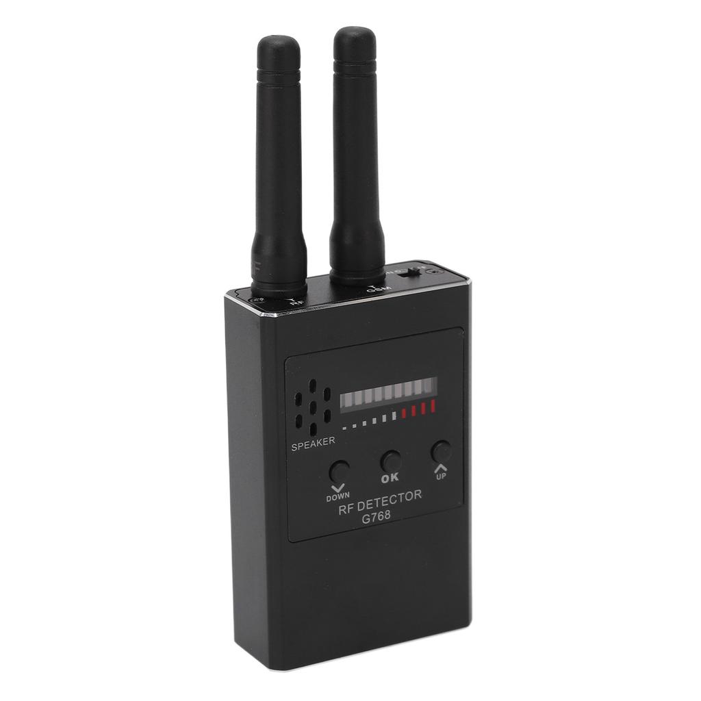 Camera Detector Anti Positioning Multiple Detection Modes Portable Sensitive GPS Detector for Hotel Black