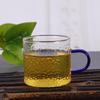 Shangqi Japanese Style Hammered Glass Teacup with Handle