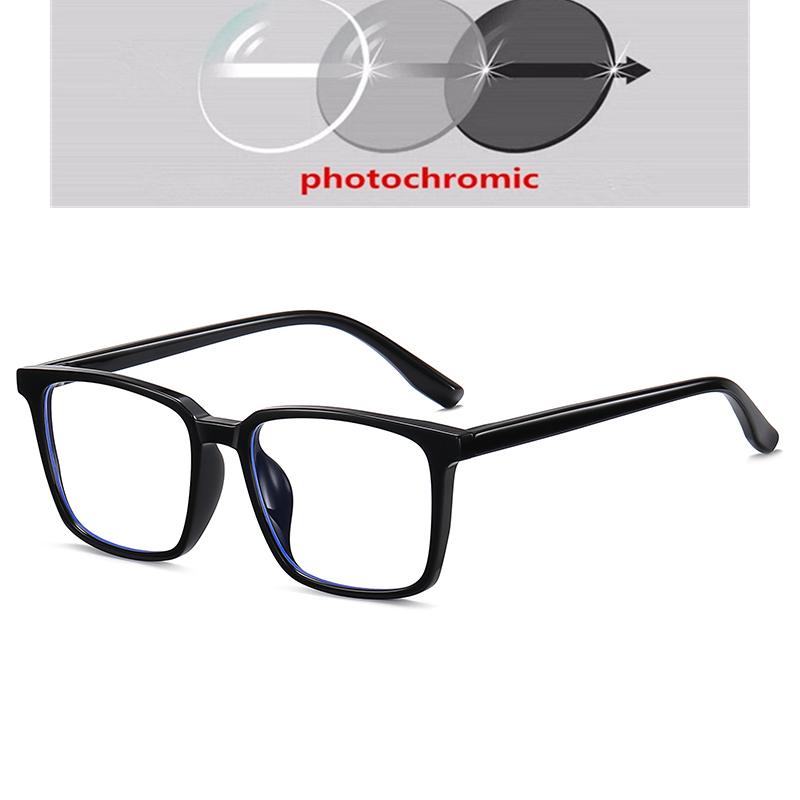 Transparent Tea Frame 1.56 Aspherical Lens Anti-Blue Light Single Vision Prescription Eyeglasses Women Men 0 -0.5 -0.75 To -6.0