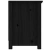 Vidaxl Szafka Pod Telewizor, Czarna, 103X36,5X52 Cm, Drewno Sosnowe