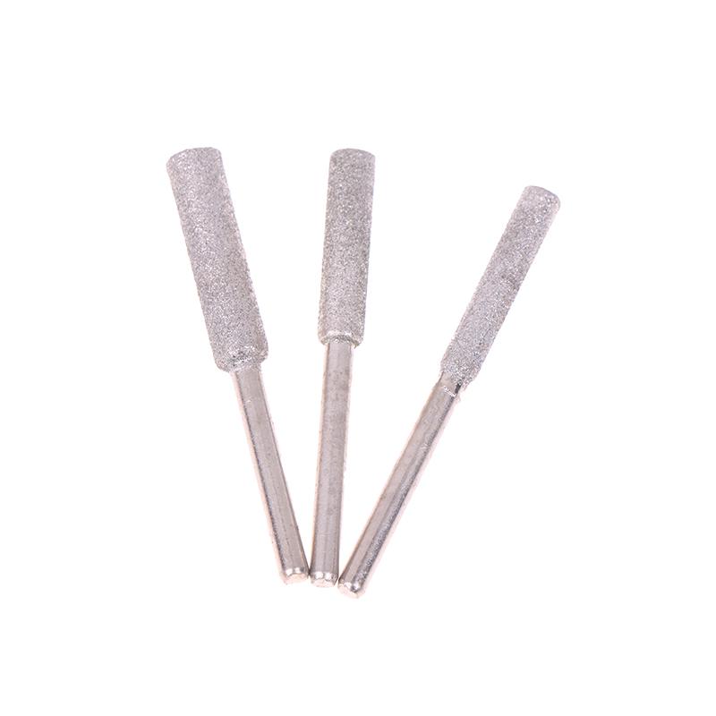 8Pcs Chainsaw Bits Titanium Plated Diamond Sharpener High Hardness Electric Chainsaw File 4/4.8/5.5Mm Chainsaw Sharpener Stone