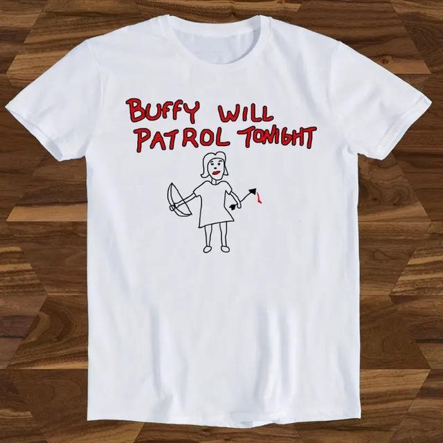 Camiseta Estampada Buffy Patrol Tonight S