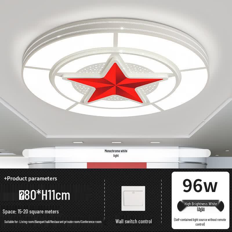 Yuanbo Modern Minimalist Five-pointed Star Ceiling Light