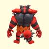 Alola Final Evolution Incineroar Plush - Ultimate Form of Litten Fire Tiger Stuffed Doll, Big Cat Collectible Toy