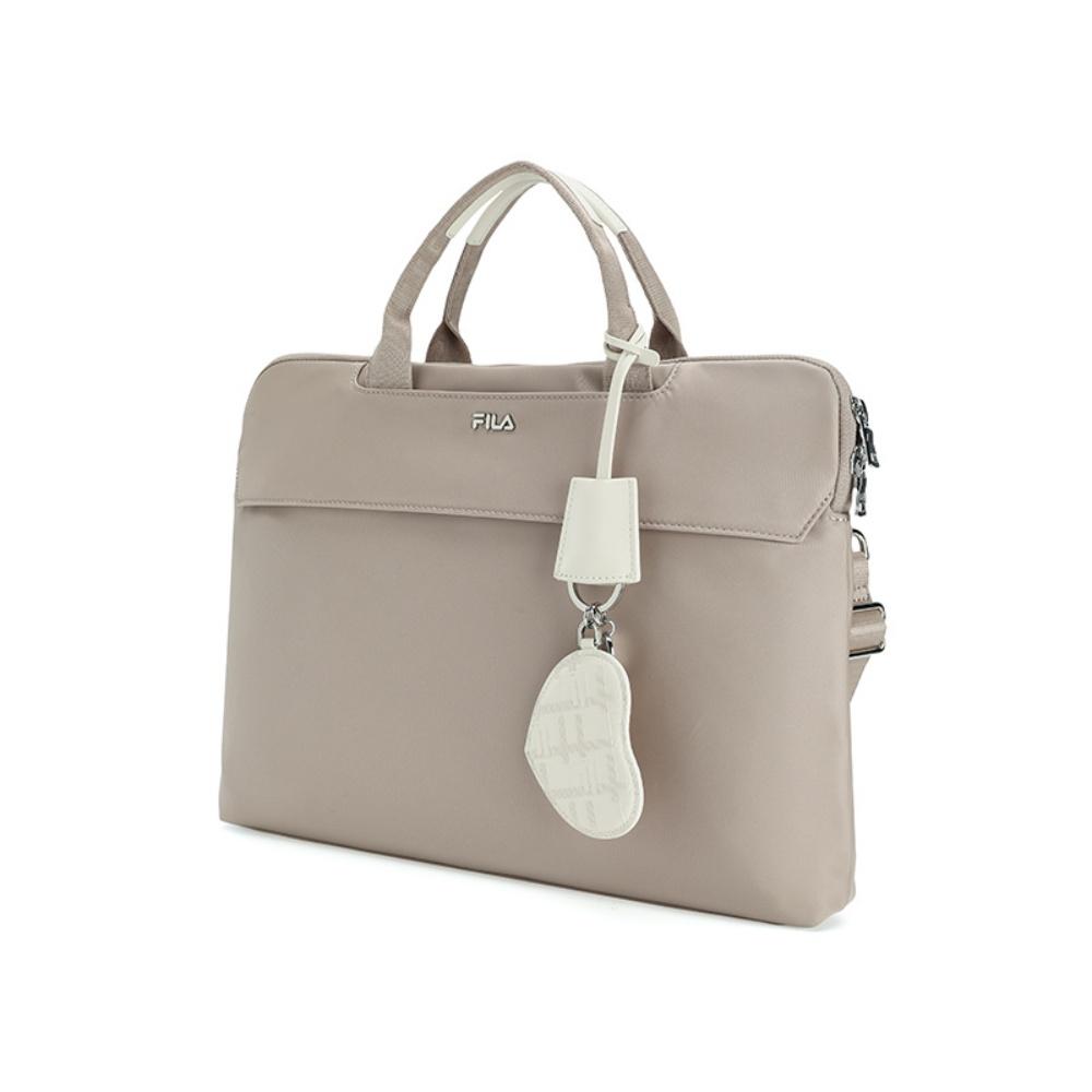 New FILA WHITE Fabric Handbag Regular Women's Light Umber F13W543165FBG