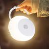 LED Motion Sensor Night Light 3500K Eye Care USB Rechargeable Battery Night Light for Bedroom Hallway Cabinet