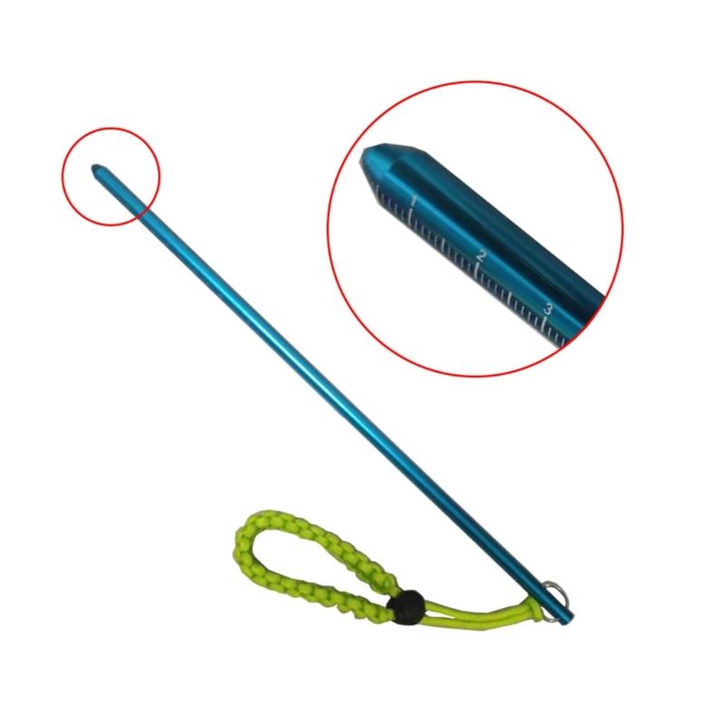 Aluminum Alloys Diving Stick With Wrist Lanyard Underwater Shaker Noise Maker Lanyard Rod Tanks Knocker Easy To Use