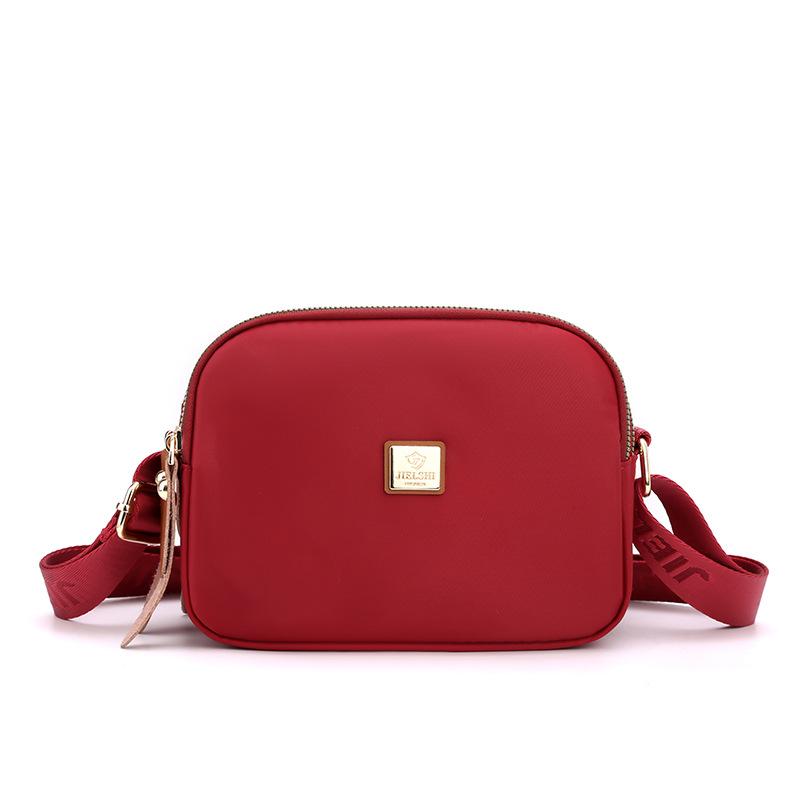 Borsa a tracolla piccola da donna Fornitura transfrontaliera di mini borsa a tracolla per il tempo libero in tessuto di nylon Tasca Han ricamata da donna