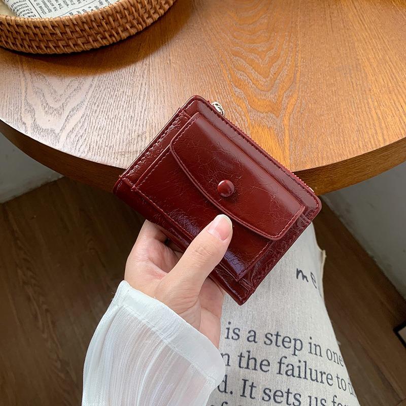 New Women's Wallet Women's Premium Short Wallet Student Women's Wallet Holding