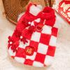 Pet Winter Vest Small Dogs Cats Chinese Style Pearl Button Tang Jacket Festive New Outfit