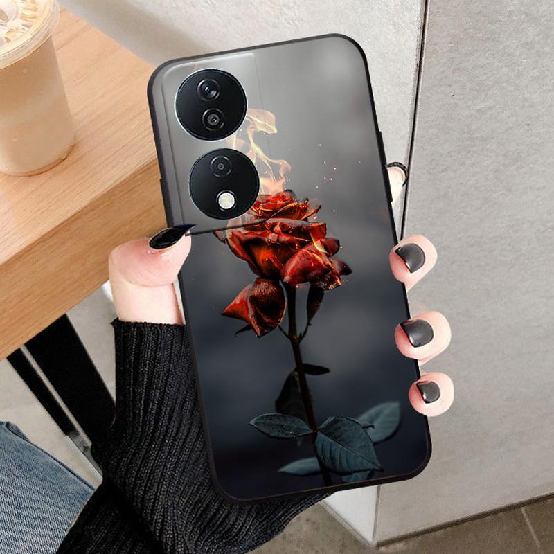 For Honor 90 Smart Phone Case Fashion Back Cover For Honor X7B Play 8T 50 Plus 5G Case Soft TPU Silicone Shell Funda Coque