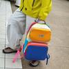 Schoolbag color matching trend outdoor backpack versatile fashion large capacity student bag trend backpack student bag