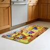 Cartoon Cute P-PoohS-B-BearS Floor Mat Footpad Mats Style Soft Bedroom Floor House Laundry Room Mat Anti-skid Household Carpets