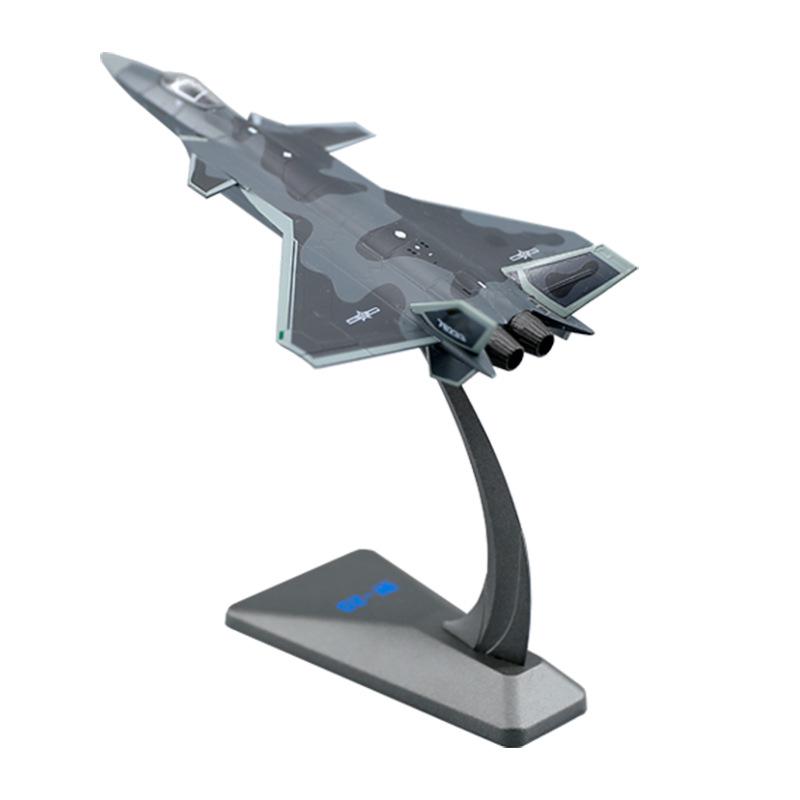 1:144 J-20 Stealth Fighter Jet Model Aircraft Souvenir Display