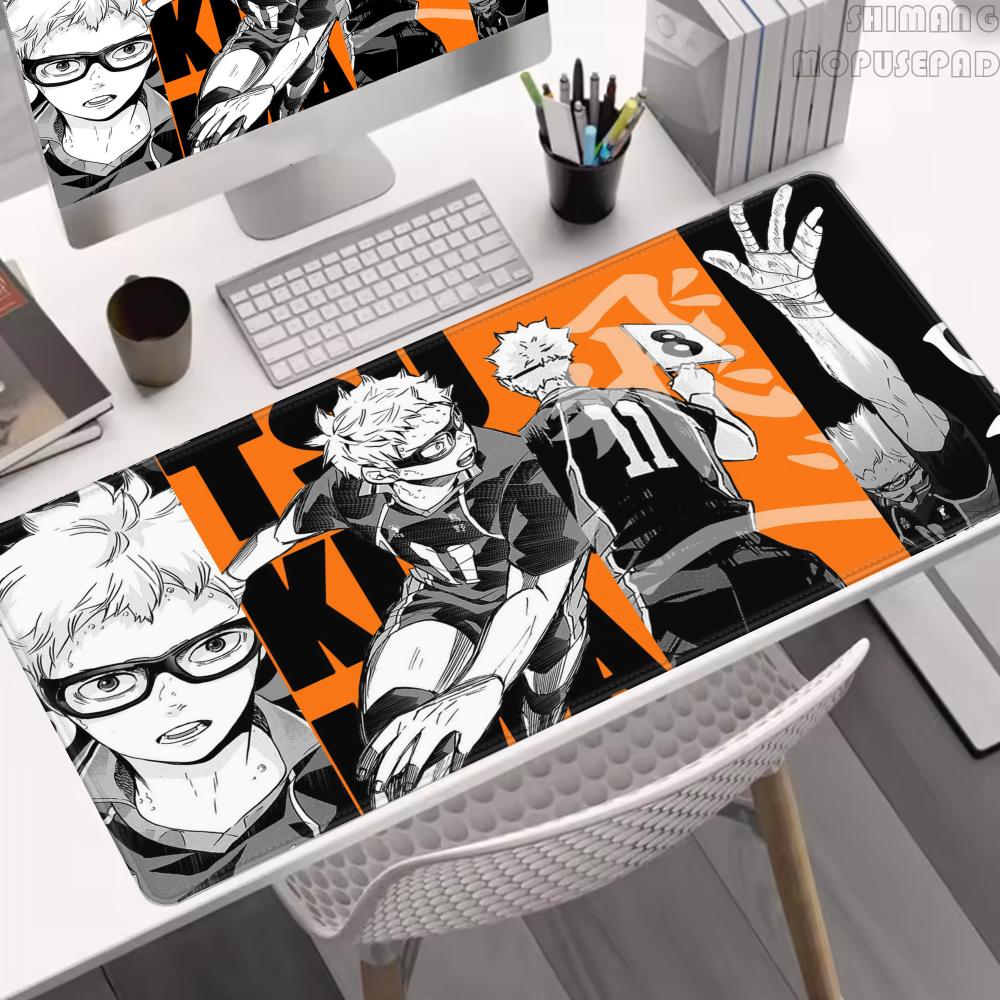 Mouse Pad Anime HD Haikyuu Large Rubber Rugs PC Game Table Mat Laptop Desk Pad XL Nonslip Computer Keyboard Office Desktop Mats