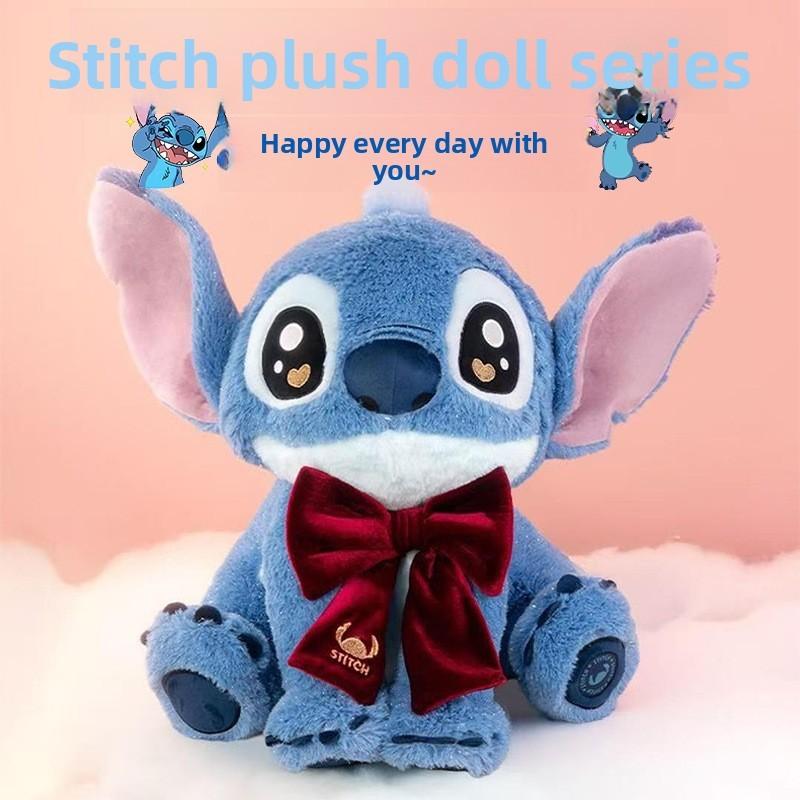 Doll Bow Plush With Shake Ears Pillow For Kids Room Decor Collectors And