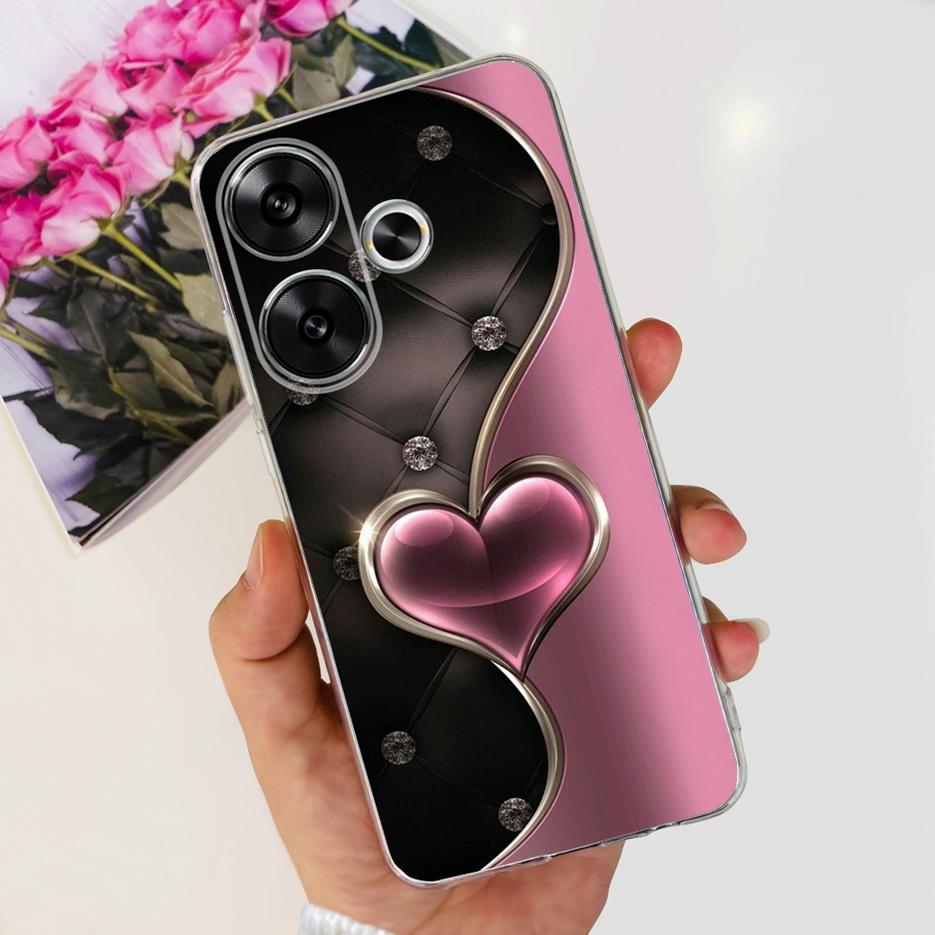 For Xiaomi Poco F6 Case Redmi Turbo3 New Fashion Painted Cover Soft Slim Phone Cases For Xiaomi Redmi Turbo 3 Poco F6 F 6 Bumper