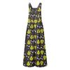 Women's Casual Loose Jumpsuit Christmas Print Wide Leg Jumpsuit Sleeveless With Pockets