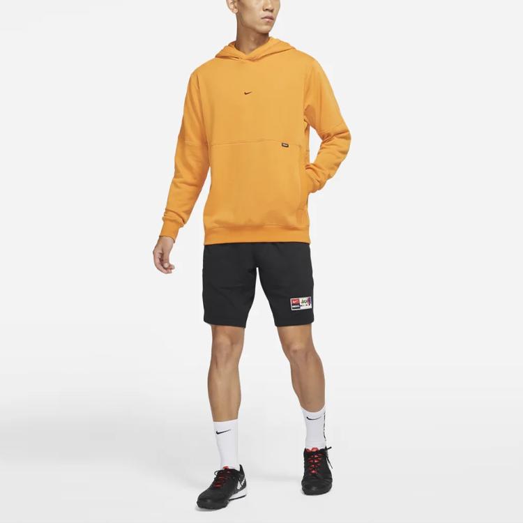 Nike Sweatshirts Men's Orange Hooded Moderate Regular DC9025-738