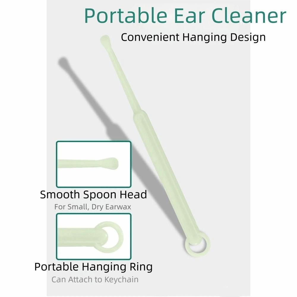 50Pcs Smooth Ear Wax Removal Cleaner Plastic Ear Scoop Massage Ear Picks  Daily Use