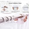 1PC-Christmas piece shower curtain set with 12 hooks, Bathroom Home Decor 2D Flat Printingwashable curtains for home decoration Accessories Home Decor