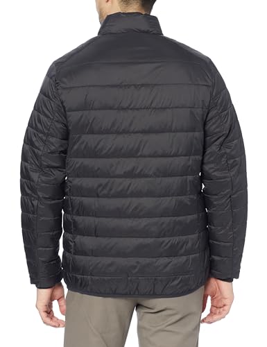 Amazon Essentials Lightweight Packable Waterproof Puffer Jacket, Men's, Black, Size XL