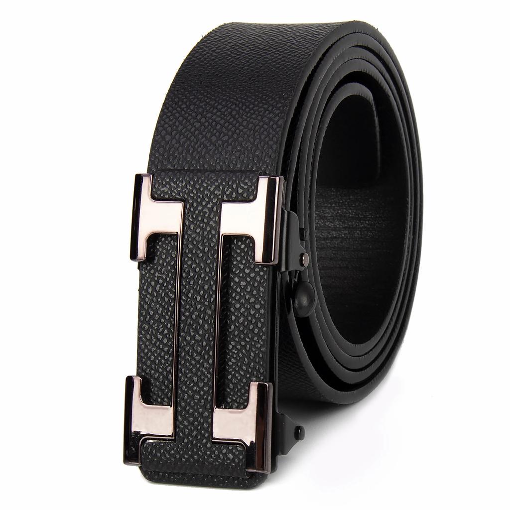 Famous Style Male Brand Belt Men  Men's Business Belts Durable Dark Colored Gift Item