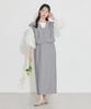 Music Casual Dress Set of Vest Gray [Earth & Ecology] 2, + Camisole, Women's,