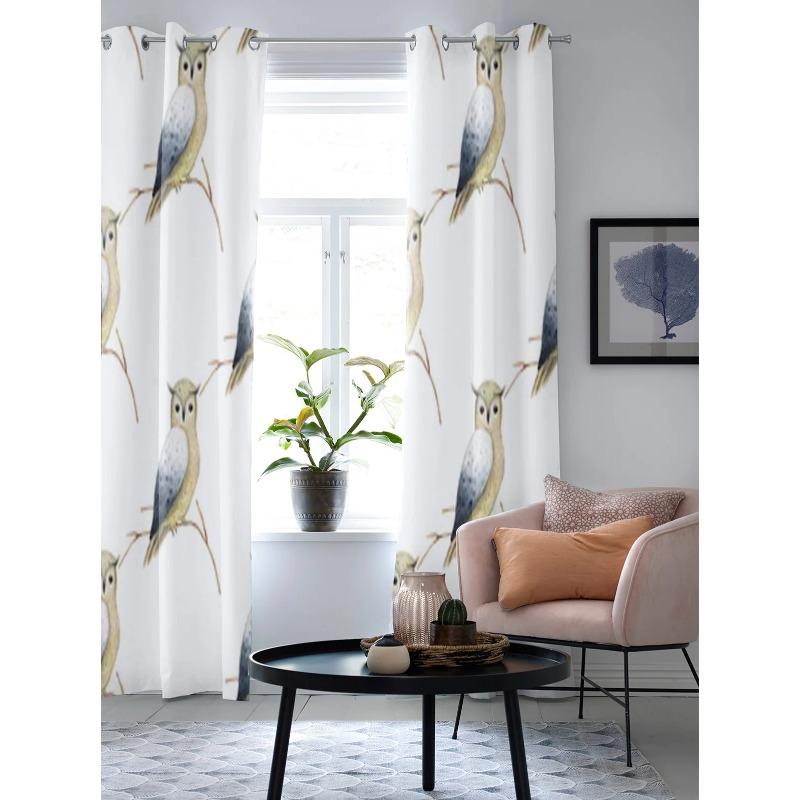 Осенний фон с совой — фото 3