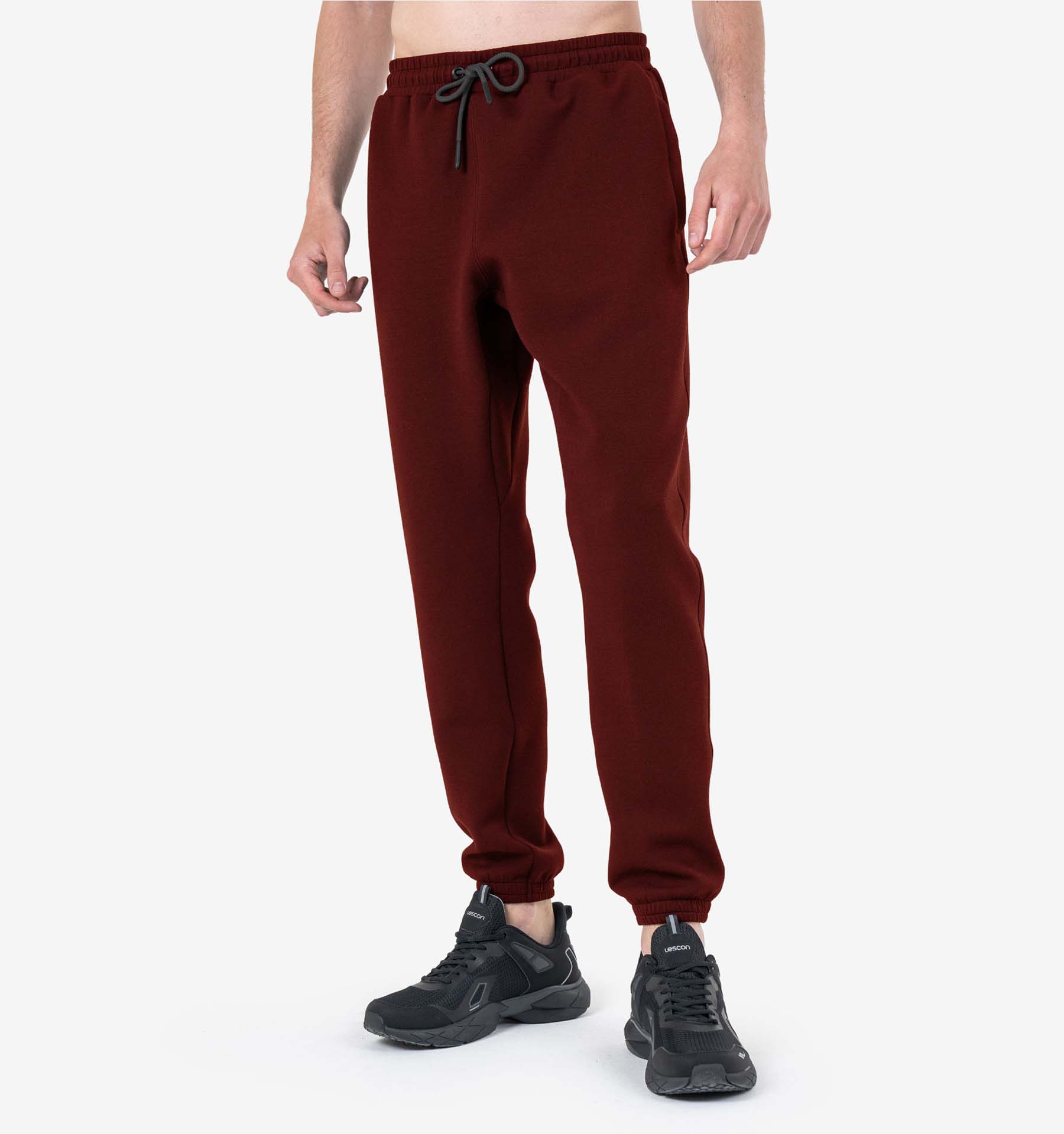

Чоловічі спортивні штани 23N-1122 XL бордовий