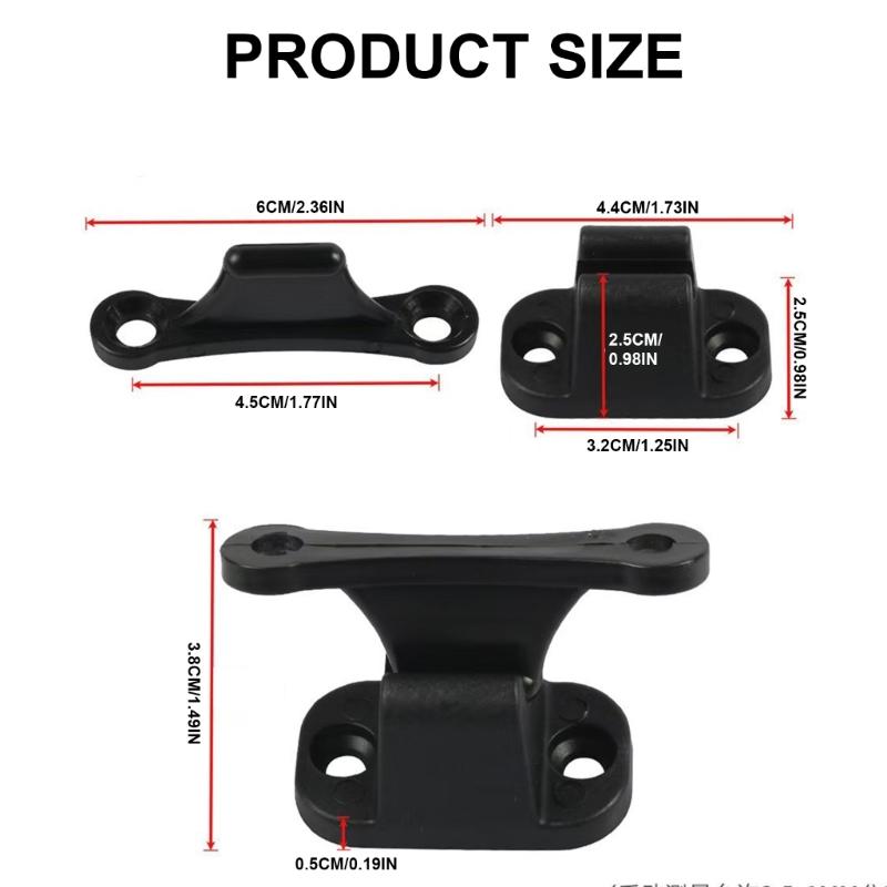 2Pcs Magnetic Door Locks Door Catch Holder Nylon Door Stop Retaining Tool T-shaped Warehouse Door Suction Retainer
