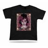 Lady Dead Vintage Floral Aztec T Shirt Design Apparel Awesome Cool Gift Tee