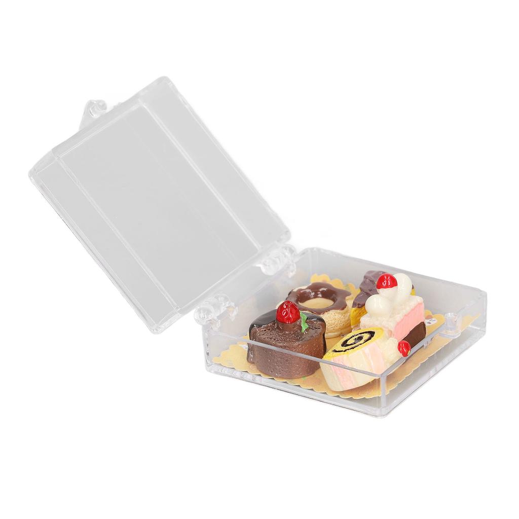 1:12 Dollhouse Miniature Desserts Set High Simulation Small Portable Dollhouse Miniature Food for