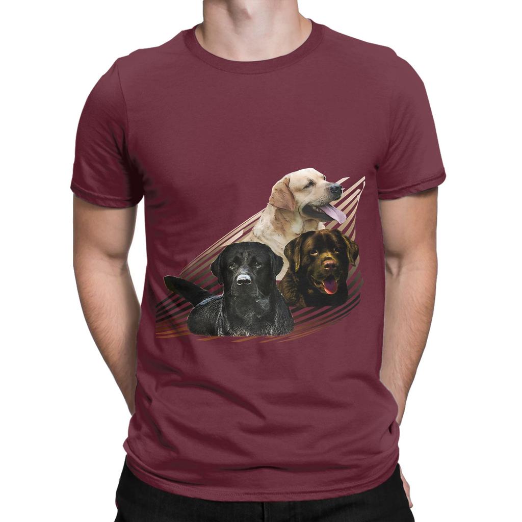 Labrador Retriever in Art Graphic 100 Cotton TShirt Labrador Retriever Tops Tees For Unisex