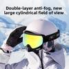 Ski Goggles Safety Double-Layer Anti-Fog Magnetic Attachment Professional Skiing High-Definition Breathable Outdoor Windproof