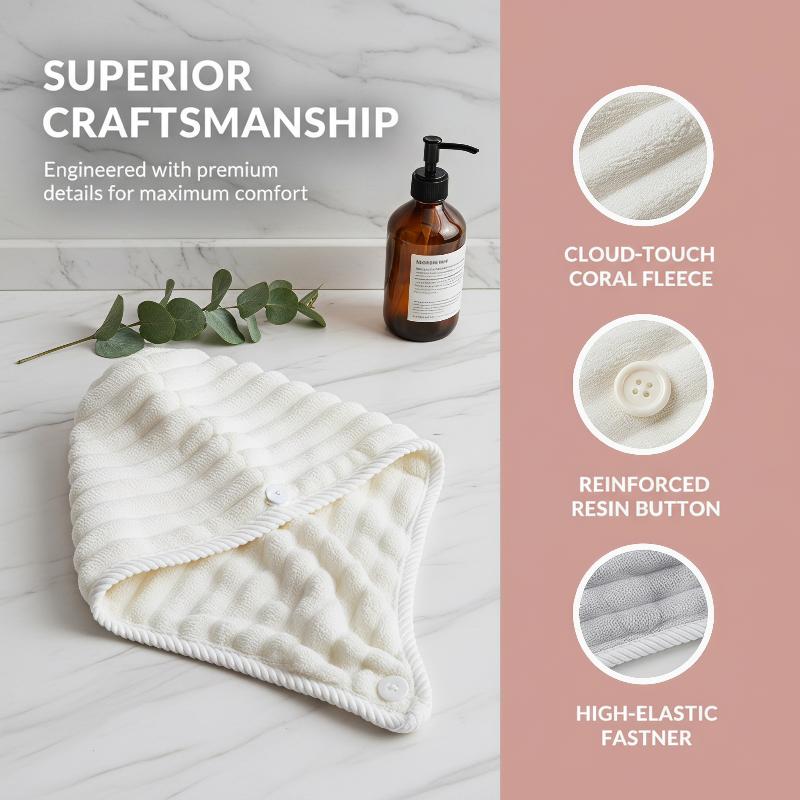Dry Hair Cap For Women Thickened And Super Absorbent Headscarf For Wiping Hair Quick Drying Cap Dry Hair Towel