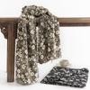 Autumn and winter printed imitation cashmere scarf elegant printed cashmere feel scarf people warm and cold scarf shawl