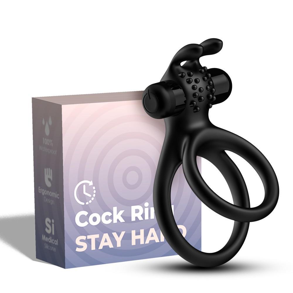 USK-C08 Vibrating Rabbit Ring for Men and Women – Adult Sex Toy