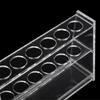Desktop Test Tube Rack Test Tube Holder Tube Stand Lab Tube Holder Bracket Clear Test Tube Display Stand Test Tube Stand