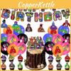Gorilla Tag Birthday Party Decoration Set Spiral Balloon Arrangement With Cake Topper And Flag