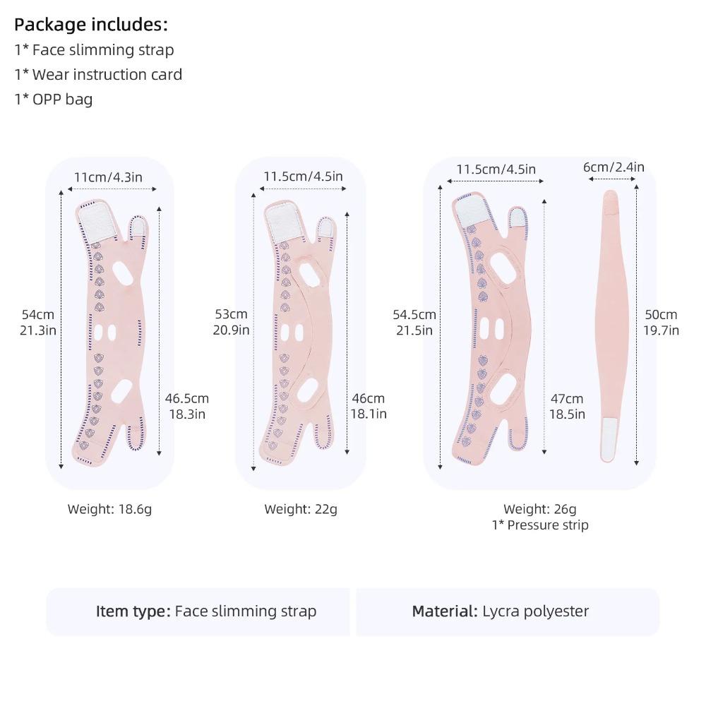 Gesichtsstraffungsbandage Frauen Gesichtslifting V-Linienformer Kinn Wangen Lift Up Gürtel Anti-Falten-Band Gesichts Schönheit Hautpflege Werkzeuge