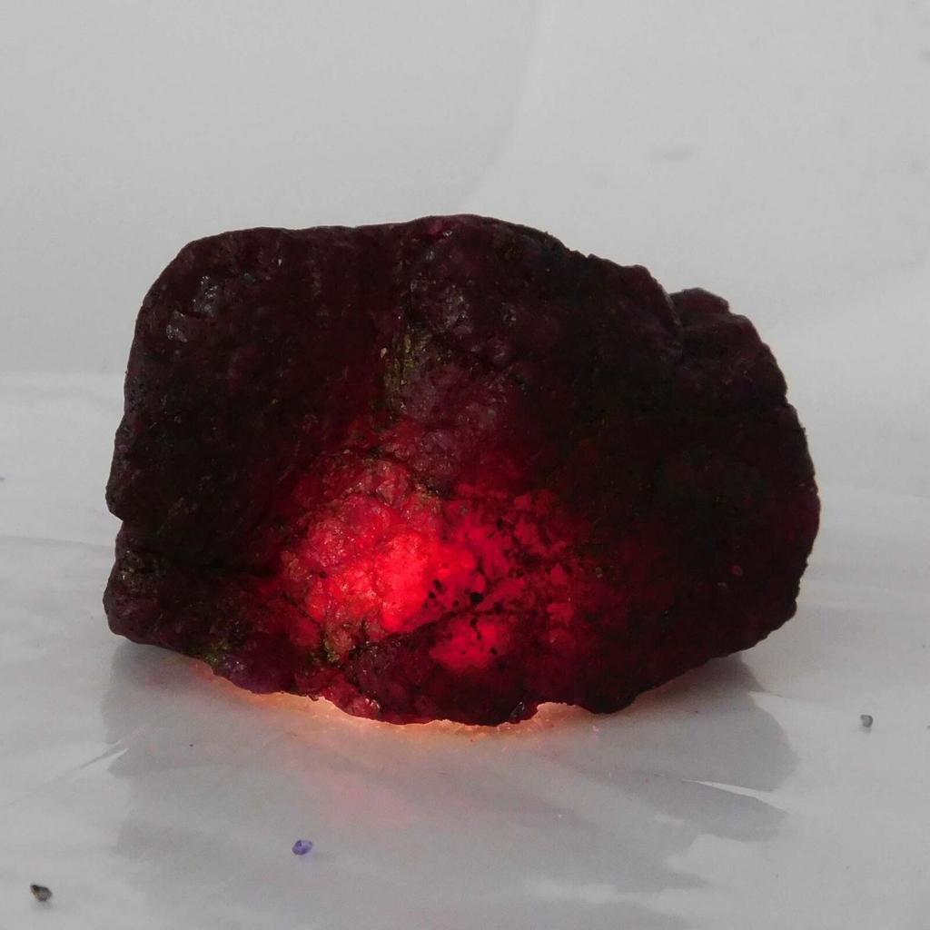 Natural Red Ruby Loose Gemstone Rough 444 Ct for Lapidary and Gem Collections