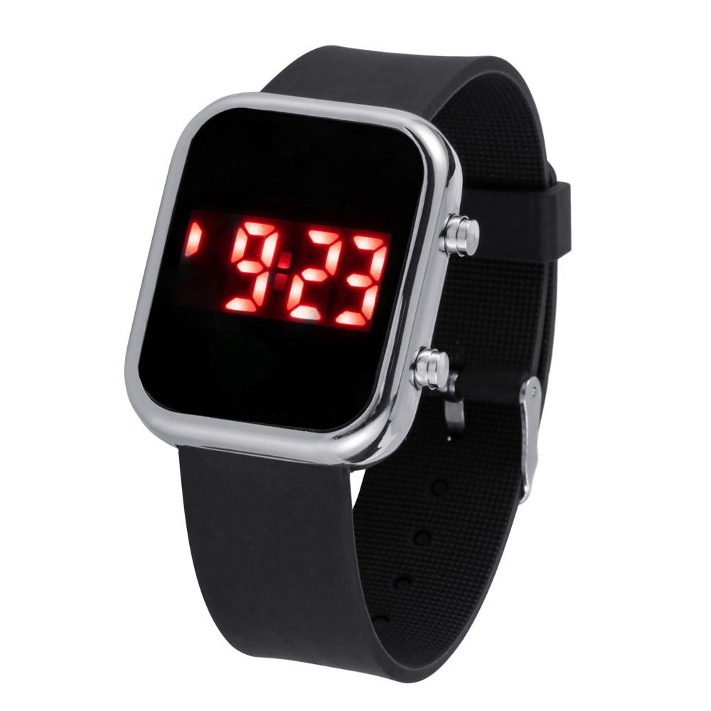 Digital Watches for Women Sports Watches LED Wristwatch Ladies Silicone Strap Elegant Electronic Clock Relojes Digitales